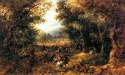 VINCKBOONS, David Forest Scene with Robbery wr oil painting reproduction